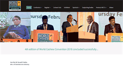 Desktop Screenshot of cashewconvention.com
